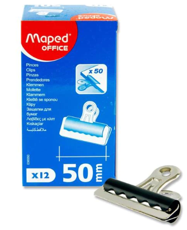 Maped Bulldog Clips 50mm Box x12