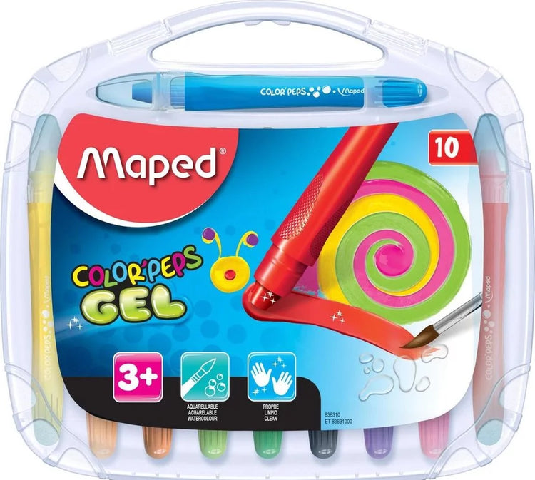 Maped ColorPeps GEL Coloured Crayons x6