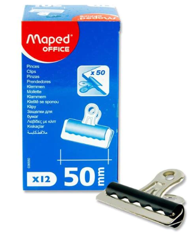 Maped Bulldog Clips 50mm Box x1
