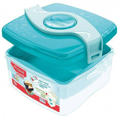 Maped Lunch Box with 2 compartments TURQUOISE