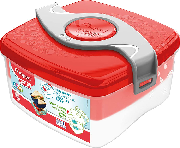 Maped Lunch Box with 2 compartments RED