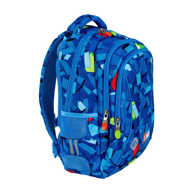 BLOCKS 3-compartment backpack 39x27x17 cm