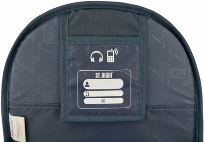 Navy Blue 4 compartment Backpack BP05 42x30x19 cm