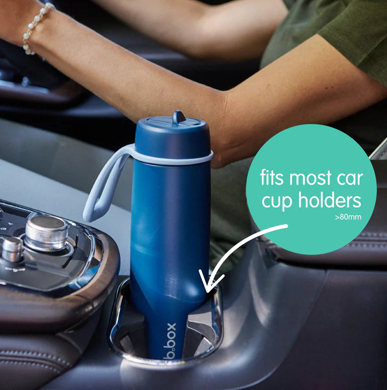 b.box Insulated Flip Top Bottle 690ml - Lilac Love