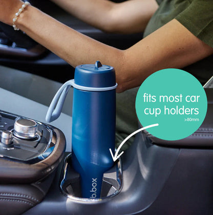 b.box Insulated Flip Top Bottle 690ml - Lilac Love