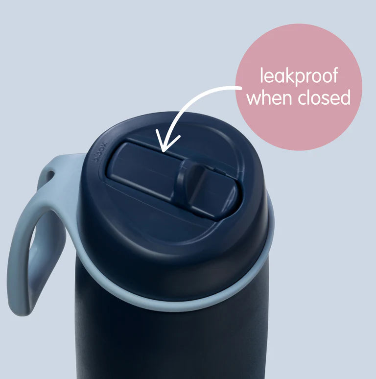 b.box Insulated Flip Top Bottle 690ml - Lilac Love