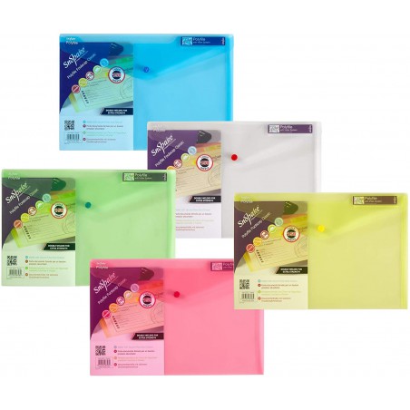 Snopake Button Wallet A4  Classic