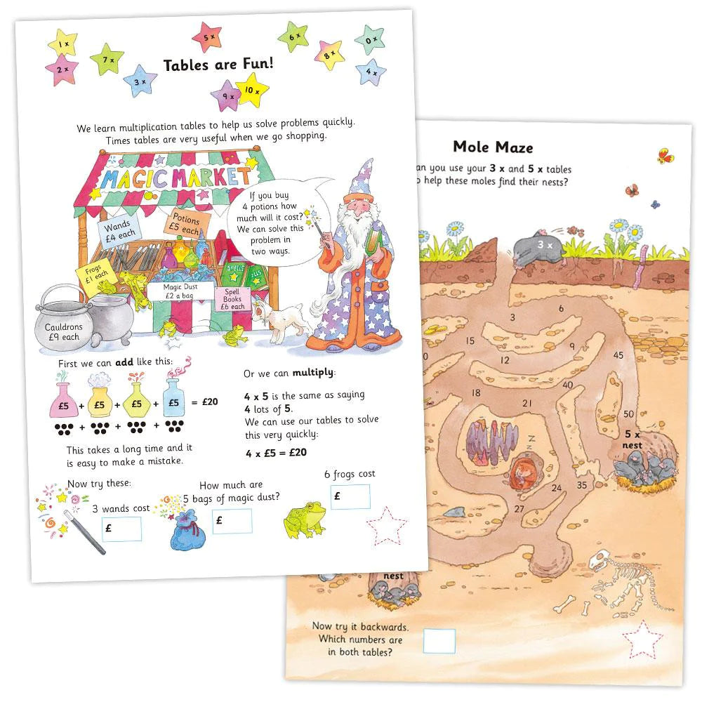 Edu Times Tables with Reward Stickers