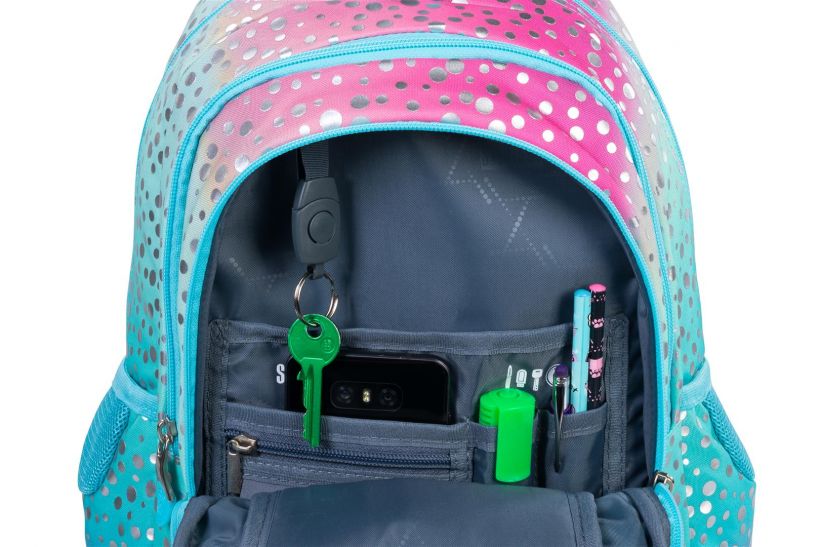 Mermaid Ombre 3 compartment Backpack 39x27x17 cm