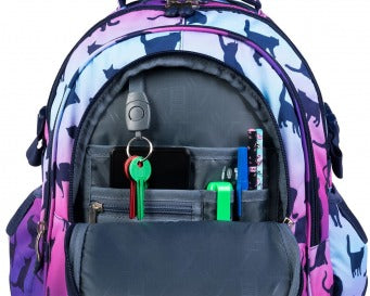 NIGHT CATS 4-compartment backpack BP01 43x32x21 cm
