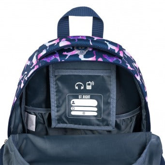 COSMIC CATS 4-compartment backpack 40x28x18 cm