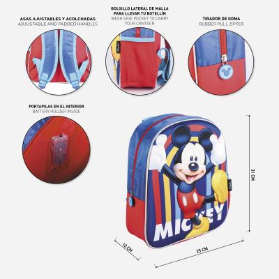 Mickey 3D Lights Backpack