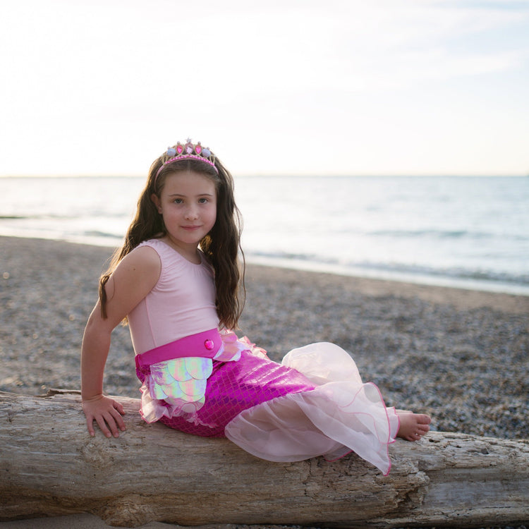 Mermaid Glitter Skirt Set with Tiara 5-6 years