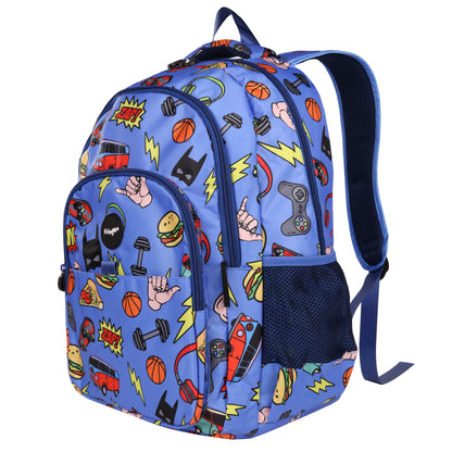 Doodles Boy Multi Compartment Backpack