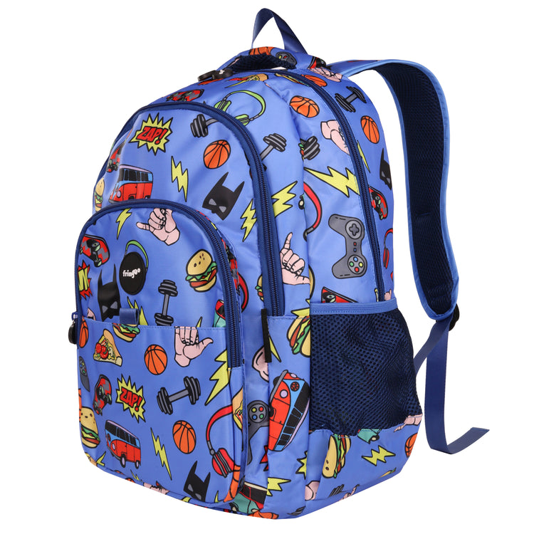 Doodles Boy Multi Compartment Backpack