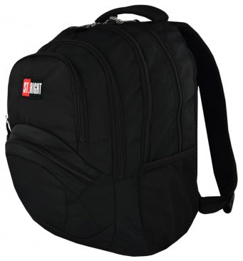 BLACK 4 compartment Backpack 42x30x19 cm