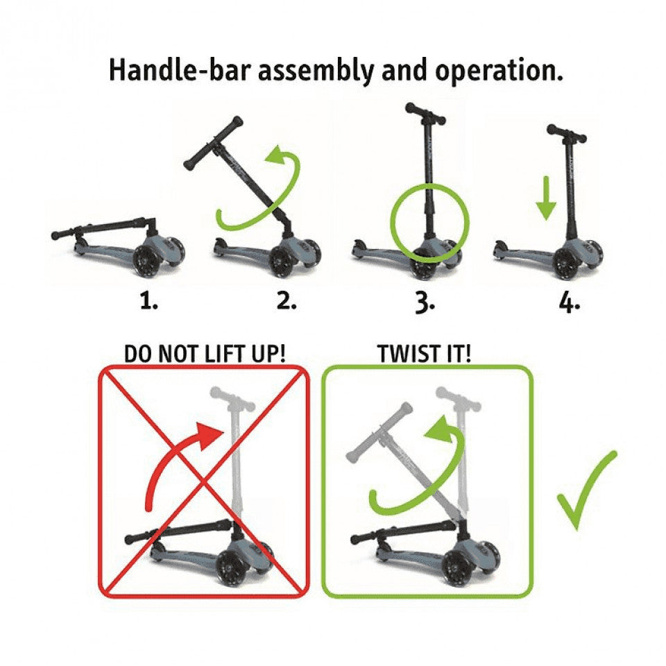 Highwaykick 3 LED Steel Scooter (3+ years)