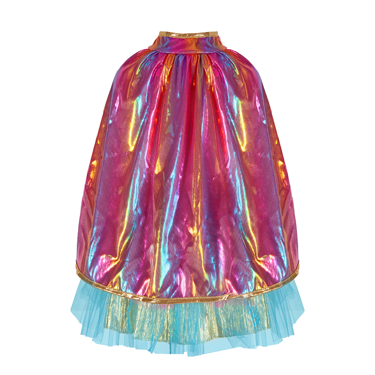 Super Duper Tutu/Cape/Mask Pink & Gold 4-6 years