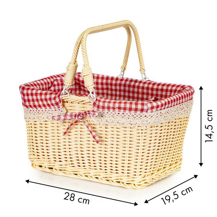 Picnic set with wooden accessories
