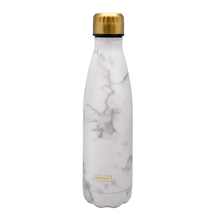 White Marble 500ml stainless steel bottle
