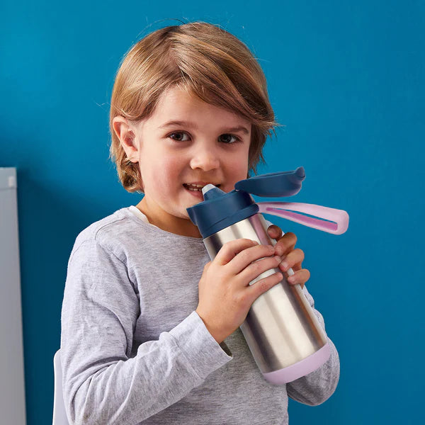b.box Insulated bottle Sport Spout Bottle 500ml - Blue Slate