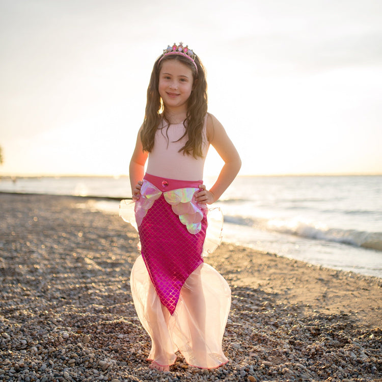 Mermaid Glitter Skirt Set with Tiara 5-6 years