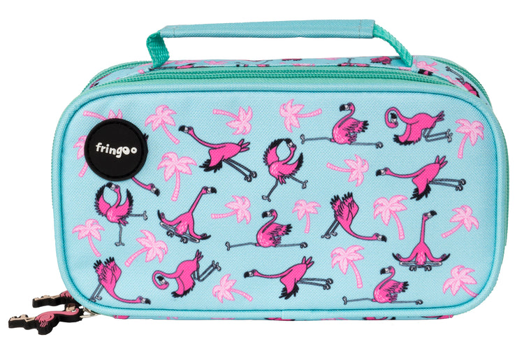 Flamingo - 2 compartment Pencil Case