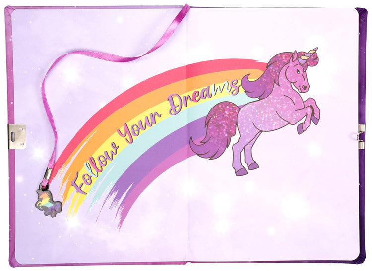 Glitter Unicorn Secret Diary (Personalization not available by Kiddietot)
