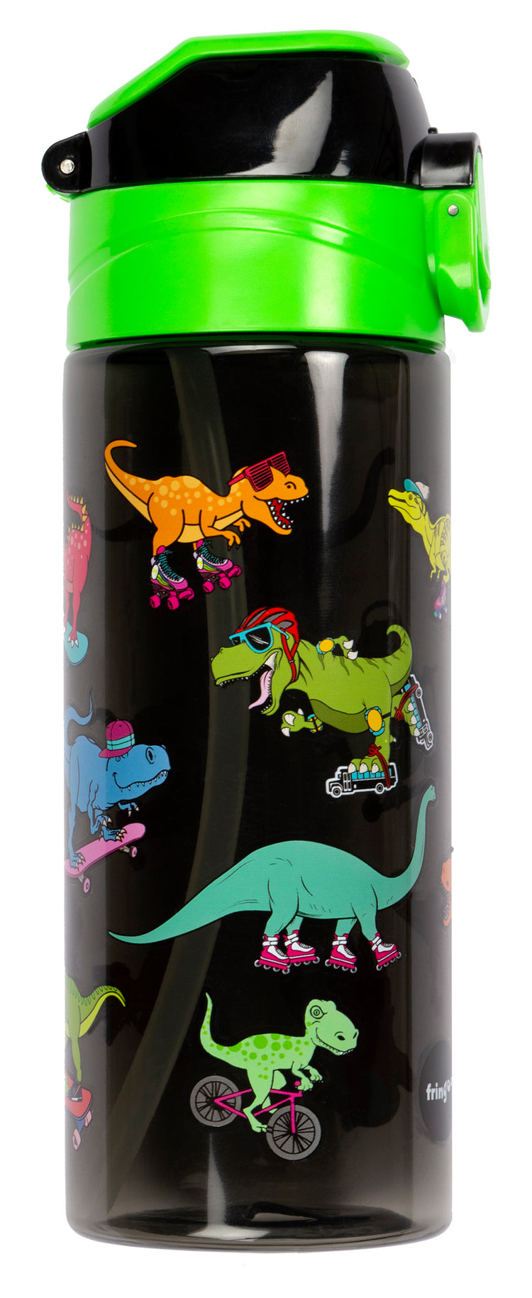 Dinosaur Skaters Leakproof Water Bottle