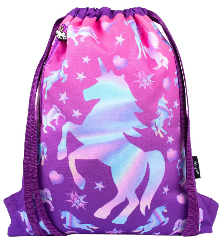 Unicorn Ombre Drawstring Bag