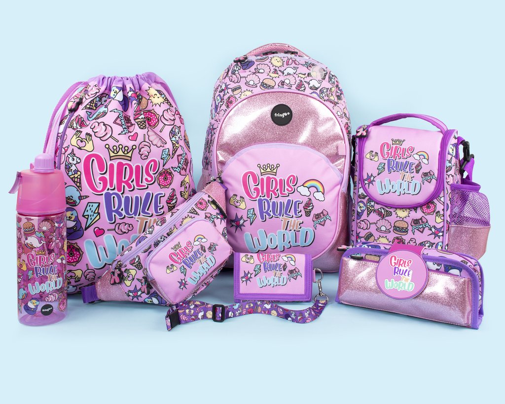 Girls Rule Drawstring Bag