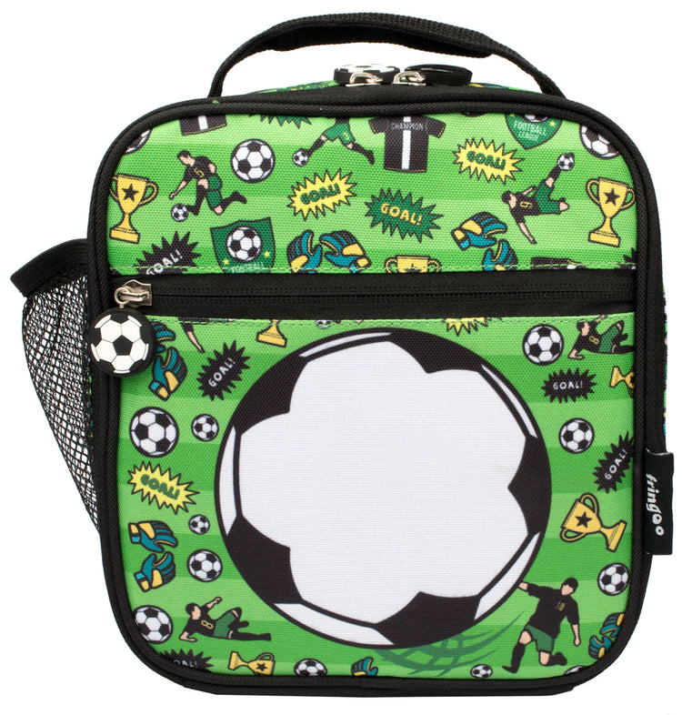 Green Football Lunch Bag