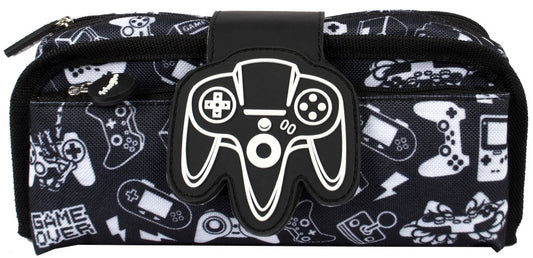 Game Over Silicone Patch Pencil Case