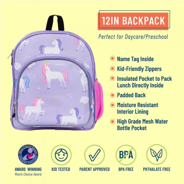Purple Unicorn Toddler backpack